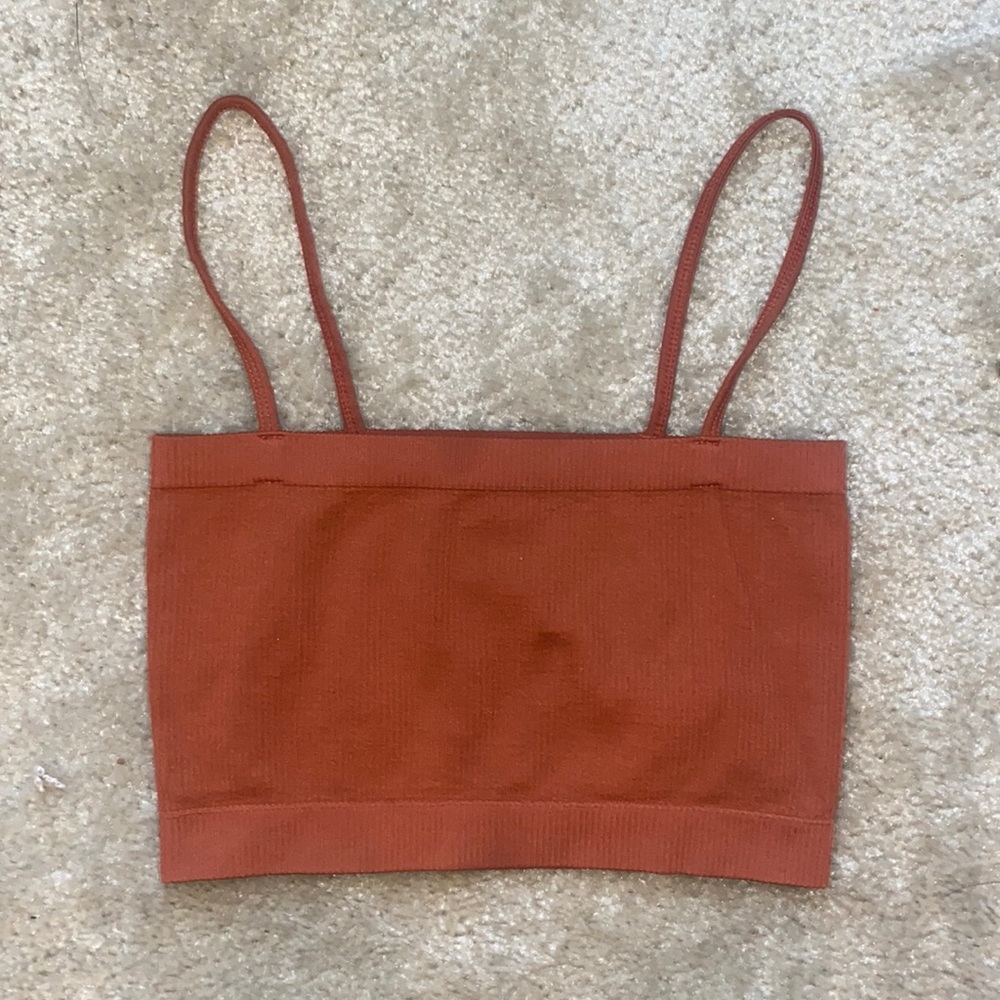 URBAN OUTFITTERS BURNT ORANGE TANK TOP